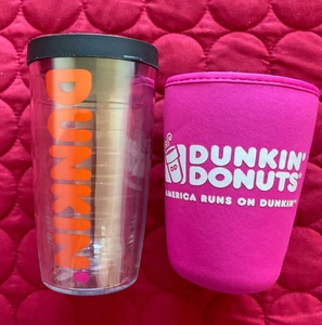 Vaso Tervis Dunkn con tapa y aislamiento Koozie 16 oz - Imagen 1 de 4