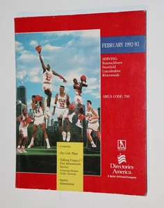 RARE MICHAEL JORDAN 1992 PHONEBOOK COVER - Bild 1 von 2