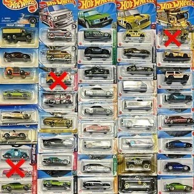 Hot Wheels Set Di 40 Auto, 510 Bluebird, Mini, Gas Monkey, Treasure Hunt - Immagine 1 di 4