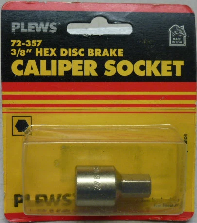 ¡NUEVO! PLEWS 3/8" HEXAGONAL DISCO PINZA FRENO TOMA, Nº 72-357 Foto 1 de 1
