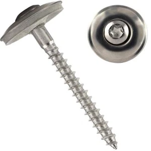 4,5 x 20 – 100 mm Spenglerschrauben Edelstahl A2 V2A VA Dichtscheibe 20mm TX - Bild 1 von 9