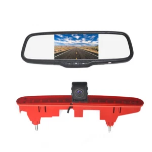 Reverse Camera & Rear View Mirror Monitor for Citroen Berlingo Peugeot Partner - Picture 1 of 12
