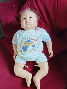 REBORN PUPPE BABY "JULCHEN" BY LINDE SCHERER KÜNSTLERPUPPE 55 CM - Bild 1 von 8