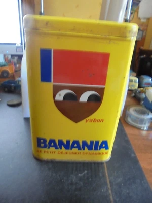 Boîte Banania Y'a Bon Ancienne / Rare "PATE" 1 Kg - Photo 1/3