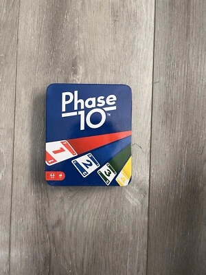 Phase 10 Rummy Type Card Game 2019 Mattel Age 8+ 2-6 Players Family, See Photos - Image 1 of 3