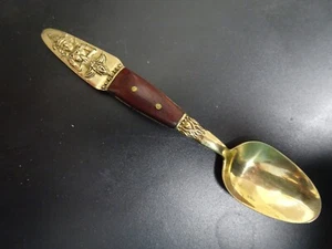 CUCHARA DEMITASSE SAMRAN TAILANDIA LATÓN Y MADERA - 1966 - Imagen 1 de 4