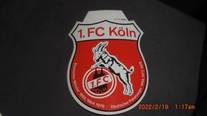 1. FC Köln Aufkleber- Wappen mit Hennes farbig - 10,5 cm  Sticker siehe Bild - Bild 1 von 1