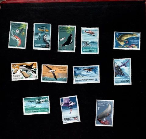 Australian Antarctic Terr. sc#L23-34 (1973) Complete MNH Cover