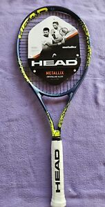 Head Spark Elite Tennis Racquet, 4 3/8-3 Metallix Crystalline Alloy, New, Sealed