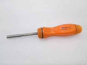 Snap On SSDMR4B Orange Hard Handle Ratcheting Screwdriver - Picture 1 of 5