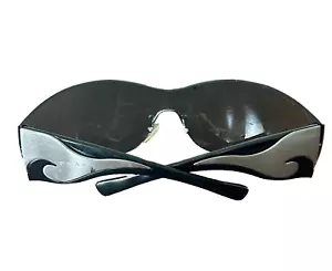 Prada Black and Silver Flame Sunglasses With Prada Case - Picture 1 of 9