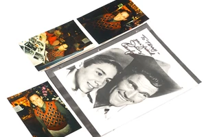 Johnny Crawford Autographed 8x10 Movie Photo The Rifleman 3 Snapshots At Signing - Picture 1 of 9