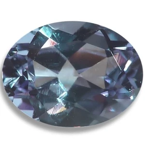 Lab Created Sapphire Alexandrite-like Color Change Oval (6 options) Loose Gems - Picture 1 of 14