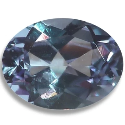 Lab Created Sapphire Alexandrite-like Color Change Oval (6 options) Loose Gems - Image 1 of 4