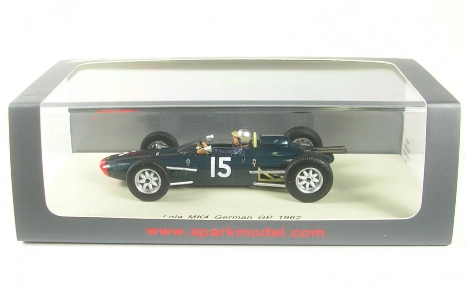 Lola Mk4 Nº15 German Gp Fórmula 1 1962 (Roy Salvadori) 1:43 Spark Foto 1 de 1