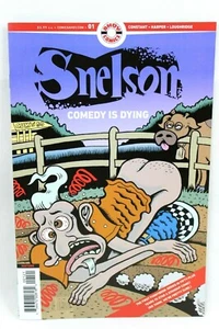 Snelson Comedy is Dying #1 variante Peter Bagge 2021 Ahoy Comics en estado bastante bueno- - Imagen 1 de 3