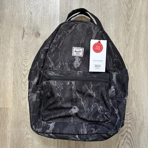 Herschel Nova Mid Volume Backpack Black Marble 13" Laptop Bag 18L New With Tag - Picture 1 of 9