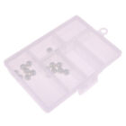 6Slots Jewelry Box Organizer Storage Beads Jewelry Box Plastic Jewerly Contain t