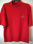 T-shirt simulé UV NIKE GOLF DRI-FIT taille rouge moyen ROTA GOLF CLUB ESPAGNE - 8 % spandex