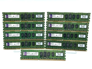 36GB Kingston 9 x 4GB PC3-10600R DDR3-1333 Server Ram Memory KVR1333D3D8R9S/4G - Picture 1 of 1