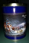 Terry Redlin Tin with Lid,  "Winter Wonderland" Picture, Collector Tin