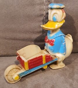 Vintage Donald Duck with Wheel Barrow