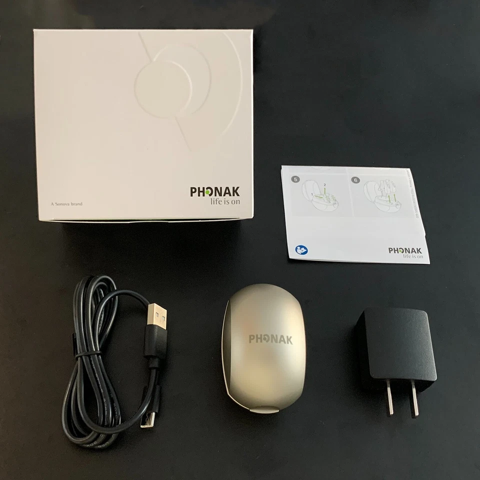 Phonak Mini Charger Case for Marvel Rechargeable Hearing AIDS