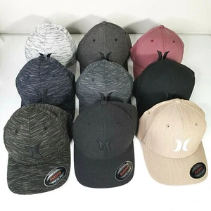 NUEVO - HURLEY ICON TEXTURE FlexFit Sombrero para Hombre (Múltiples Variaciones) - Imagen 1 de 19
