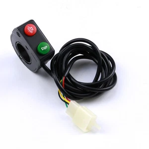 E-bike Horn Switch Head Direction Light Button Electric Scooter 22mm On / Off US - Picture 1 of 6