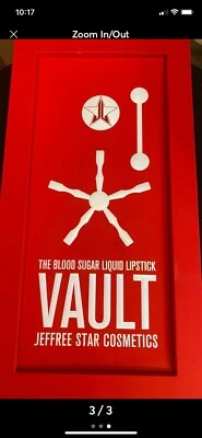 Jeffree Star BLOOD SUGAR LIQUID LIPSTICK VAULT 100% Authentic See Details - Image 1 of 4