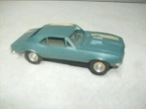Vintage Revell Torquoise Chevy Camaro 1/32 Slot Car-Used-Runs - Picture 1 of 6