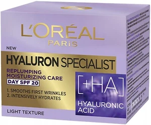 L'Oréal Paris Hyaluron Specialist Anti-Wrinkle Day Face Cream SPF 20,1.7fl.oz - Picture 1 of 2