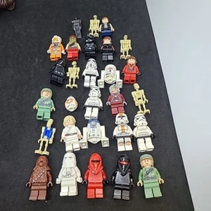 Lot of 28 Lego Star Wars Minifigures Official Lego #1 - Picture 1 of 6