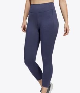 Adidas Aeroready Girls Yoga Studio High Rise Leggings Gray Size M - Picture 1 of 13