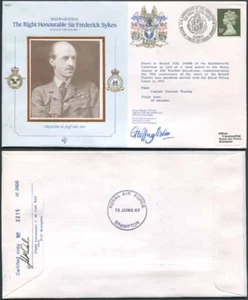 CDM2a RAF COMMANDERS SERIES Frederick Sykes Signed by Gp Capt G J Oxlee (L) - Picture 1 of 1