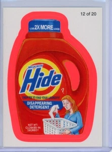 Wacky Packages ANS 7 HIDE Wack-O-Mercials Rocket Red Parallel Sticker #12 - Picture 1 of 2