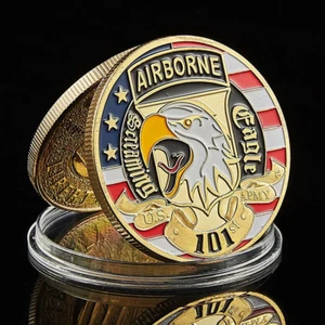 USA Army 101st Airborne Division Metal Military Challenge Coin (SHIPS FROM USA) - Picture 1 of 3