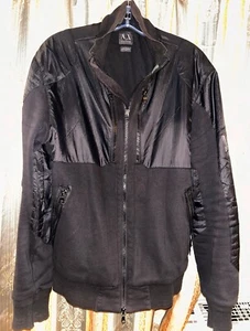 Armani Exchange Coat Mens Size Medium Faux Suede 3 Jacket - Picture 1 of 4