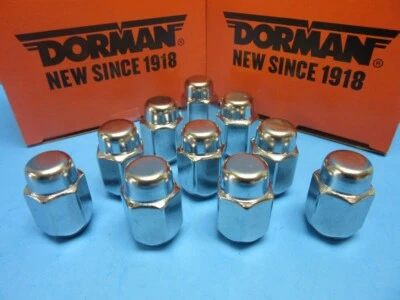 Juego de 10 tuercas de rueda para reemplazar GMC OEM# 6110841 CROMO M12-1.50  Foto 1 de 4