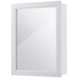 Sturdy Bathroom Mirrored Cabinet Wall Mounted Kitchen Medicine Cabinet Storage - Picture 1 of 8