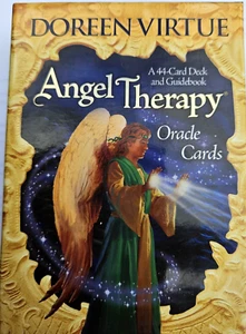Angel Therapy Oracle Cards by Doreen Virtue - 44 Oracle Card Deck & Guidebook EC - Picture 1 of 7