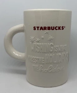 Starbucks Holiday Christmas Wish White Coffee Tea 10oz Mug Cup (2010) - Picture 1 of 3