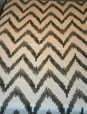 Cortina de Ducha West Elm Chevron Algodón 72×74 Carbón Moderno Gráfico Neutro Foto 1 de 4