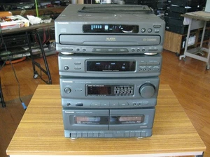 Cambiador de 3 CD Panasonic SL-DH66 y receptor de doble cubierta de casete SL-DH55 correas nuevas - Imagen 1 de 18