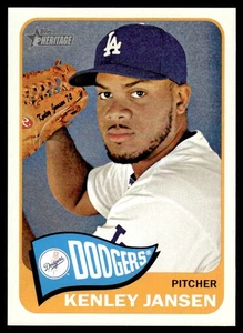 Kenley Jansen 2014 Topps Heritage #403 Los Angeles Dodgers 27099 Baseball Card - Picture 1 of 2