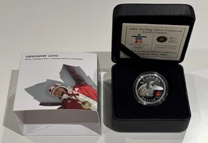 2008 Sterling Silver Lucky Loonie Coin Queen Elizabeth II 2010 Van Olympics RCM - Bild 1 von 3