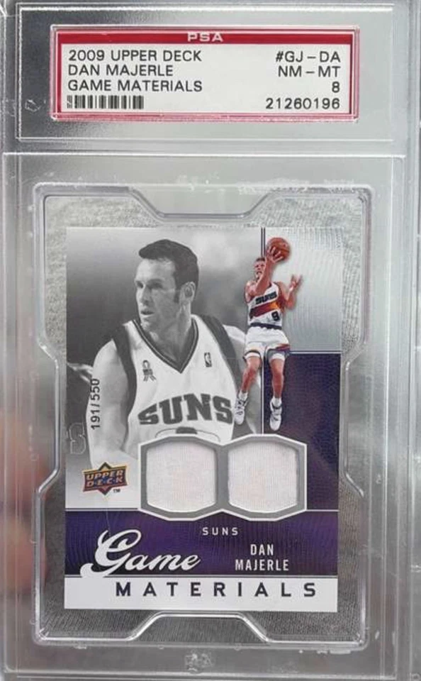 2009 верхняя колода Dan majerle #GLDA игровые материалы /550 PSA 8 POP 1 - Изображение 1 из 1