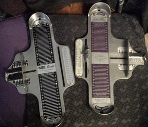 Vintage Women's Shoe Sizer BRANNOCK DEVICE & incomplete Men's Surefit sizer - Picture 1 of 7