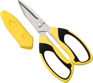 Allzweckschere Heavy Duty: Scharfe Schere Allzweck Schwerlast, einfaches Schneiden - Bild 1 von 12