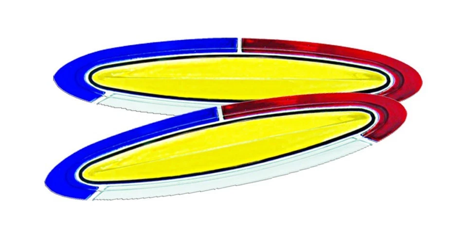 Cuarto Panel Emblema Inserciones Centro Dorado 1964 Galaxie 500XL Foto 1 de 1